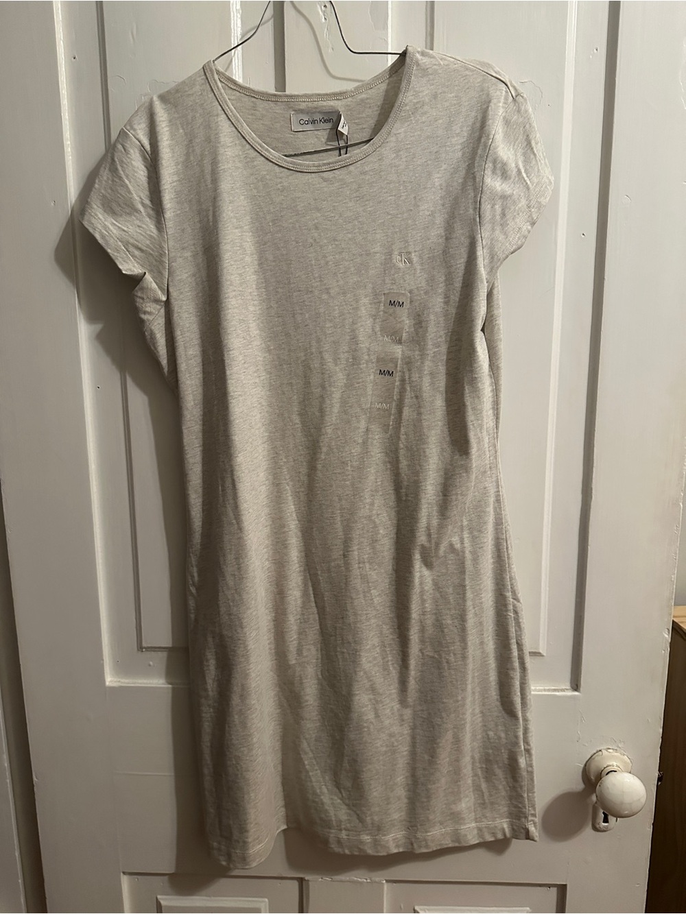 Calvin Klein Light Gray Mini Dress